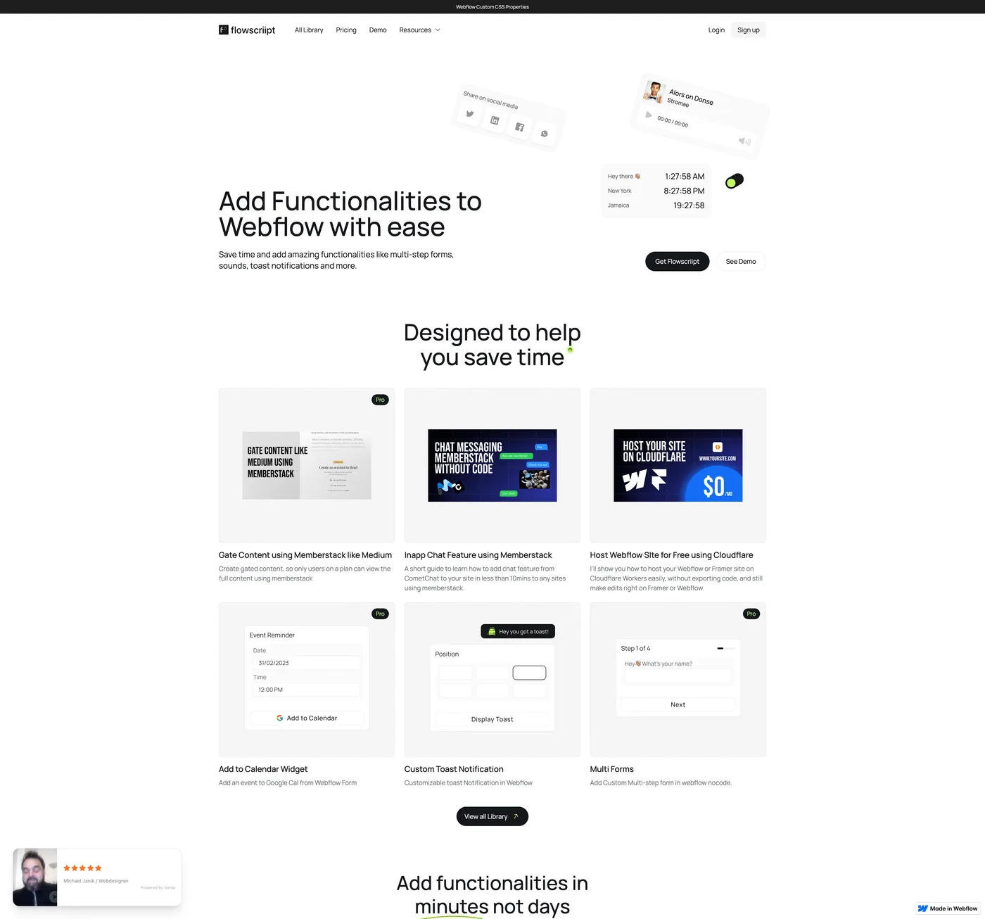 Flowscriipt interface