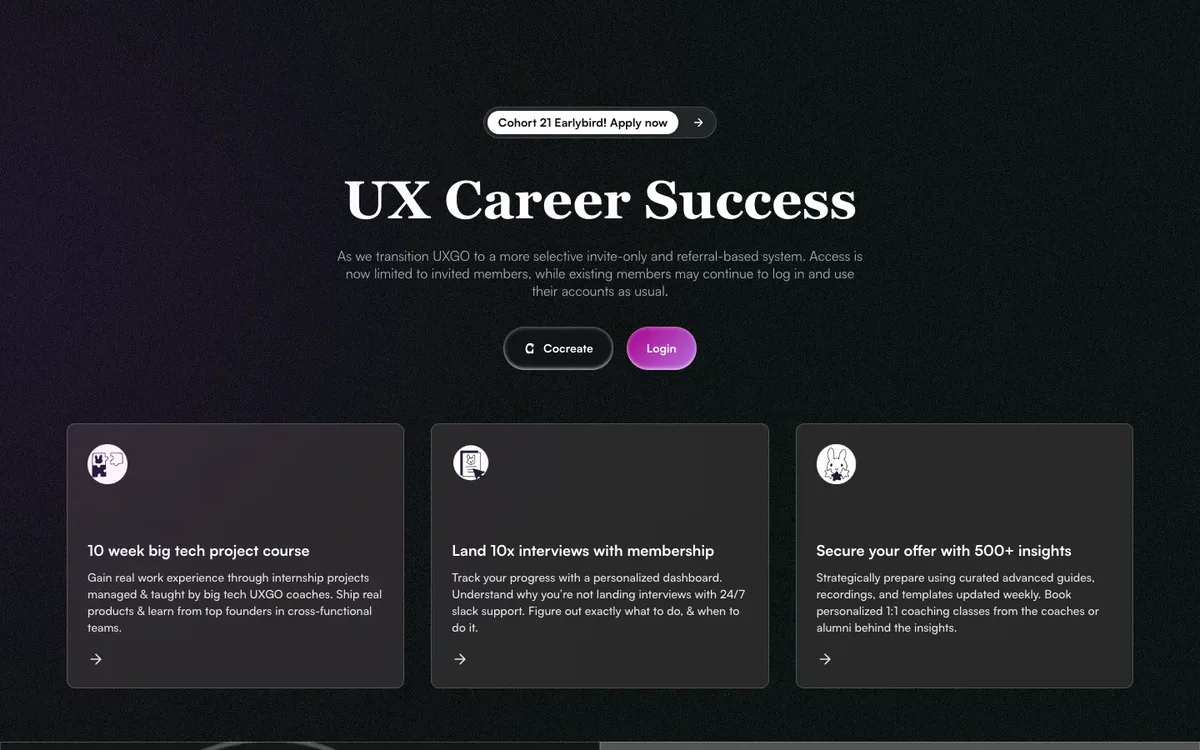 UXGO — Membership, booking & payments